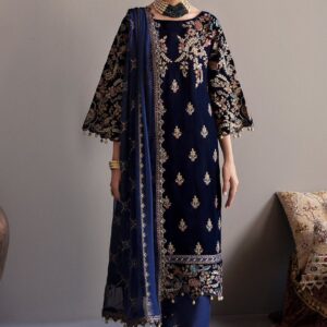 Liyana Velvet – Embroidered Winter Ensemble